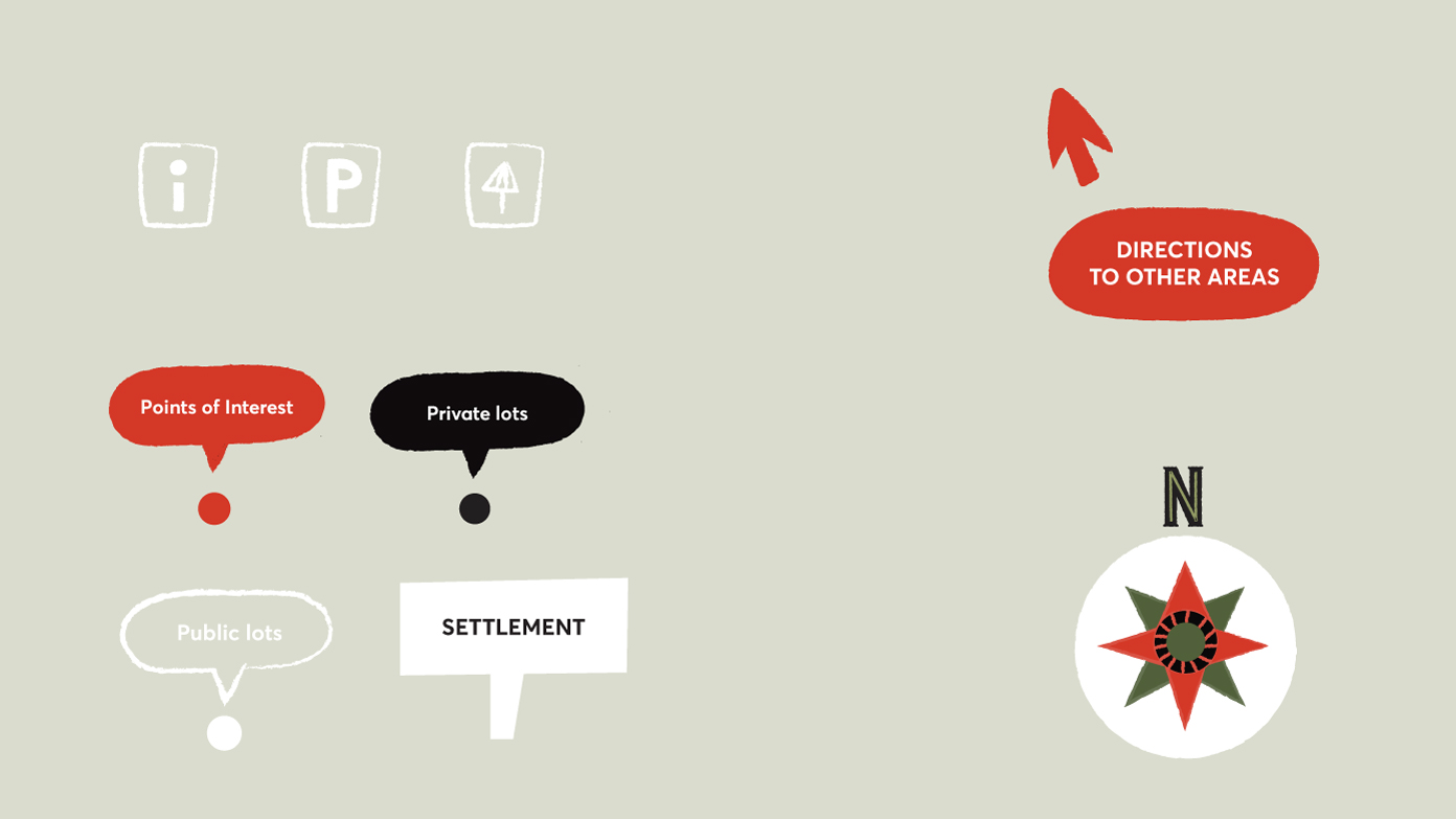 Information system of the illustrated maps of Mantamados settlement